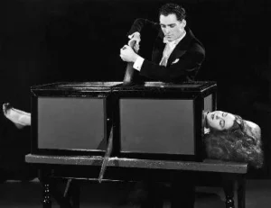 Sawing a Woman in Half Claasic Magician Stage Illusion