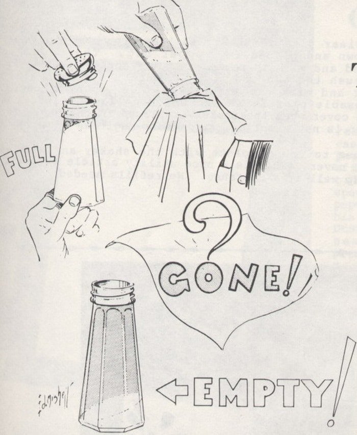 Tricky Salt Shaker Instructions