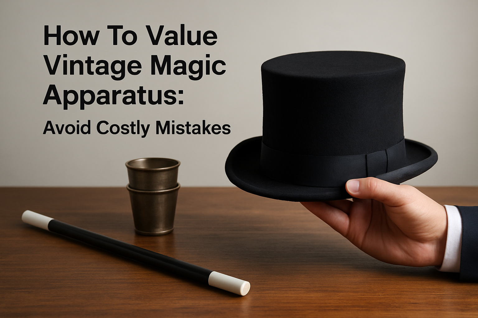 how to value vintage magic apparatus