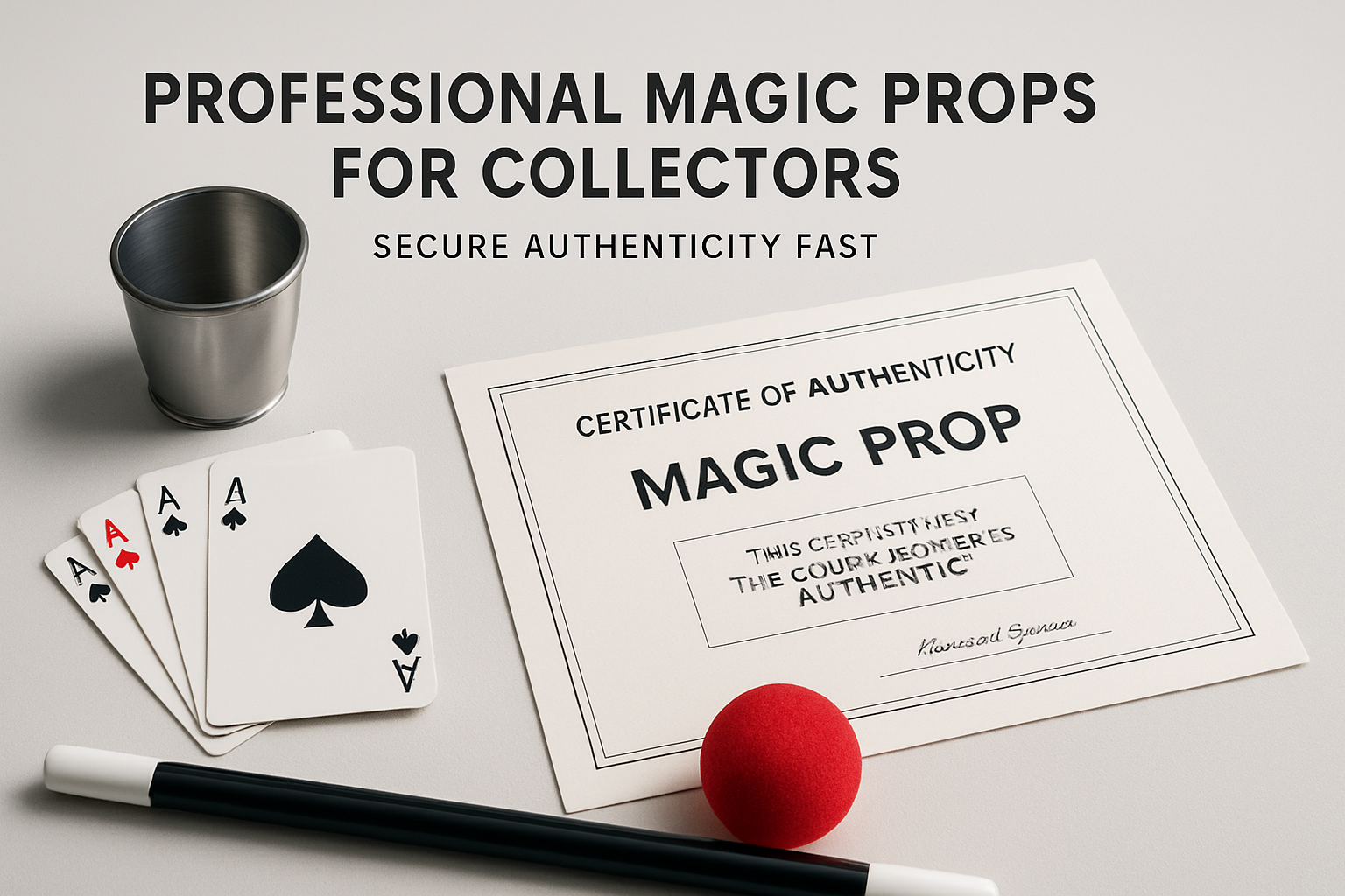 professional magic props for collectors