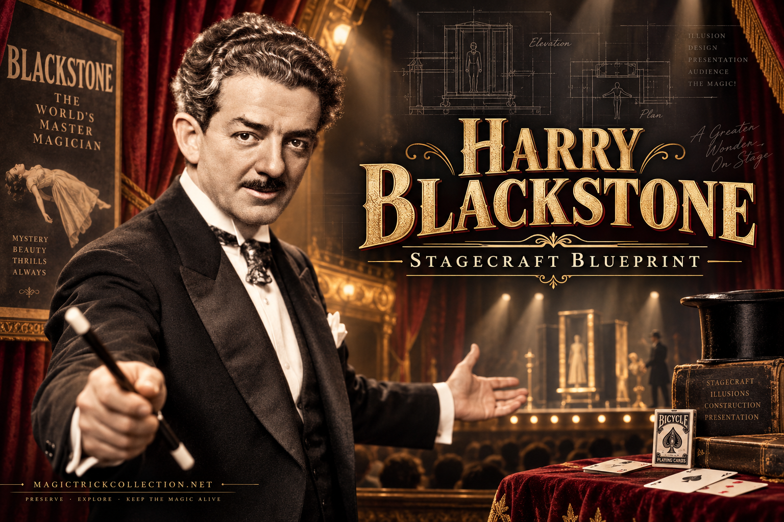 Harry Blackstone Stagecraft Blueprint For Selling Wonder engineered stage magic into a repeatable system that sells wonder, not secrets.