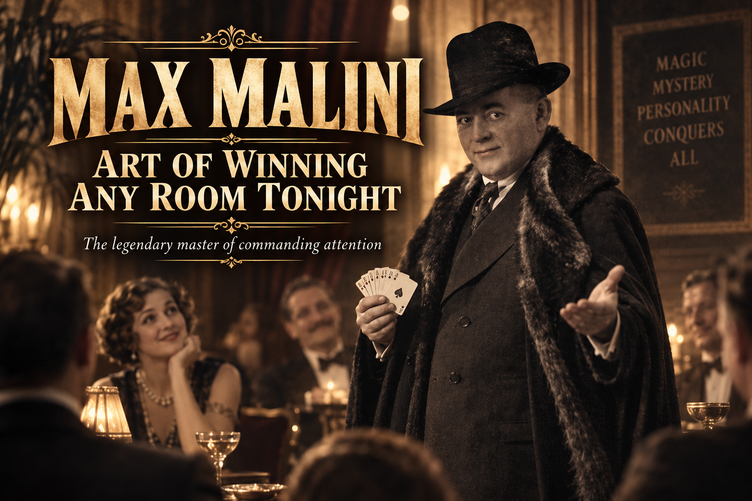 Max Malini Art Of Winning Any Room Tonight