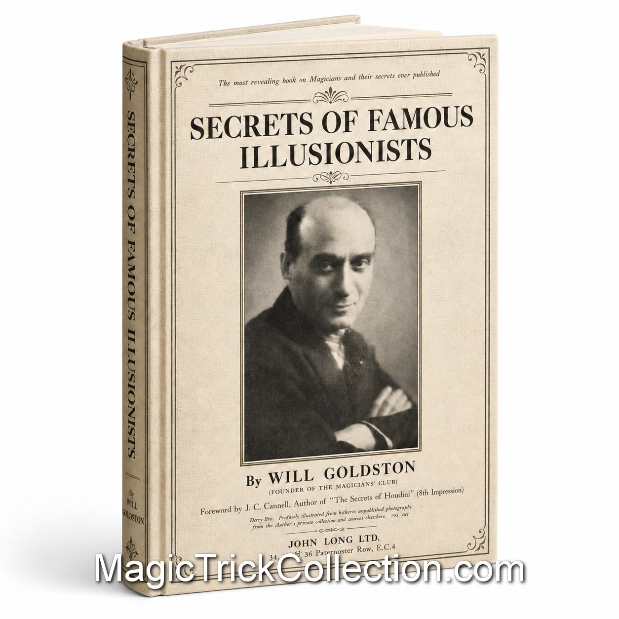The Secrets of Famous Illusionists by William Goldston in 1933 is noted as the most landmark revealing book for magicians and their secrets ever published.